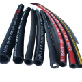 Textile fabric fiber braided hose SAE 100R6 rubber hose